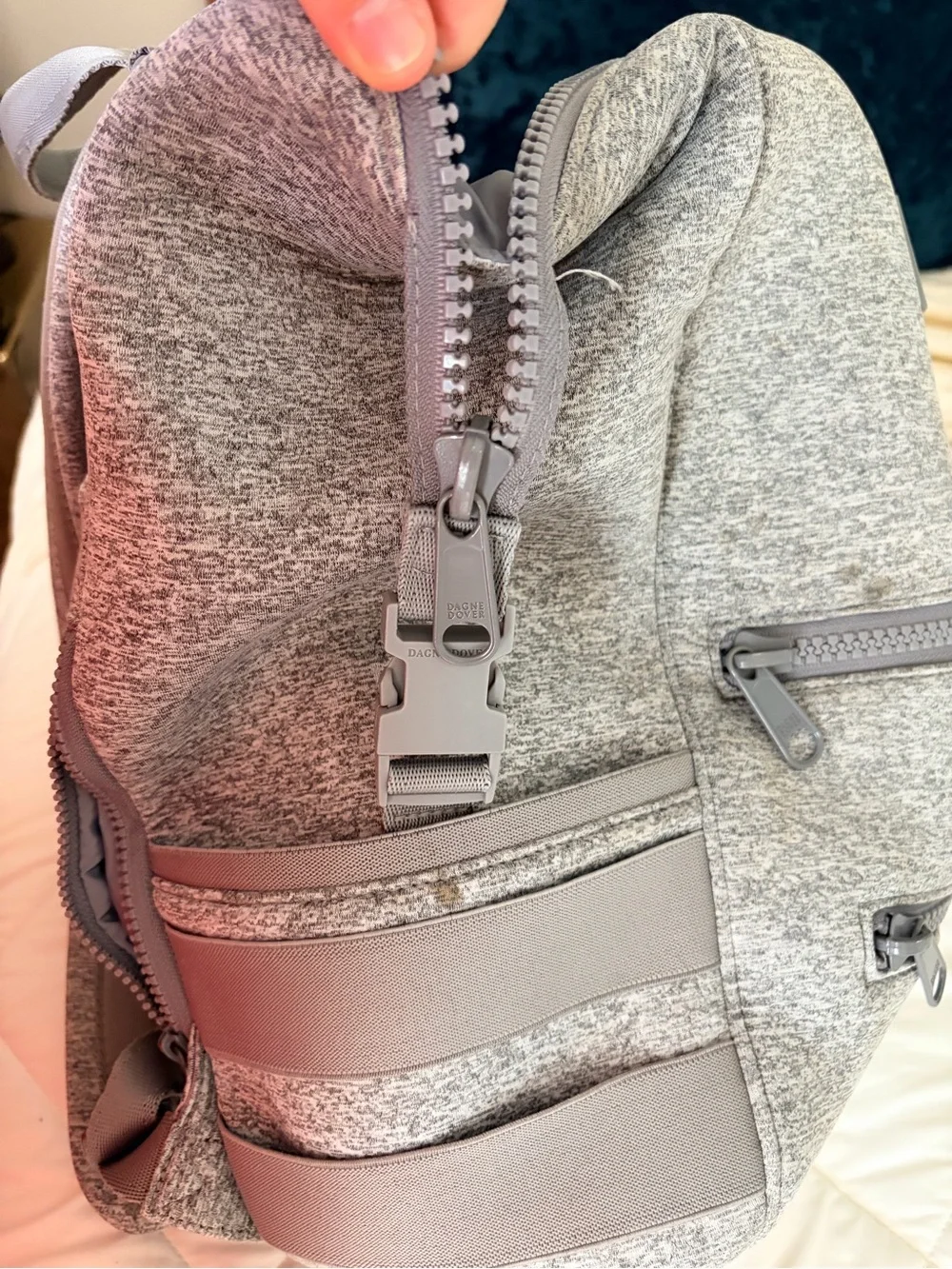 Dagne Dover Gray Diaper bag